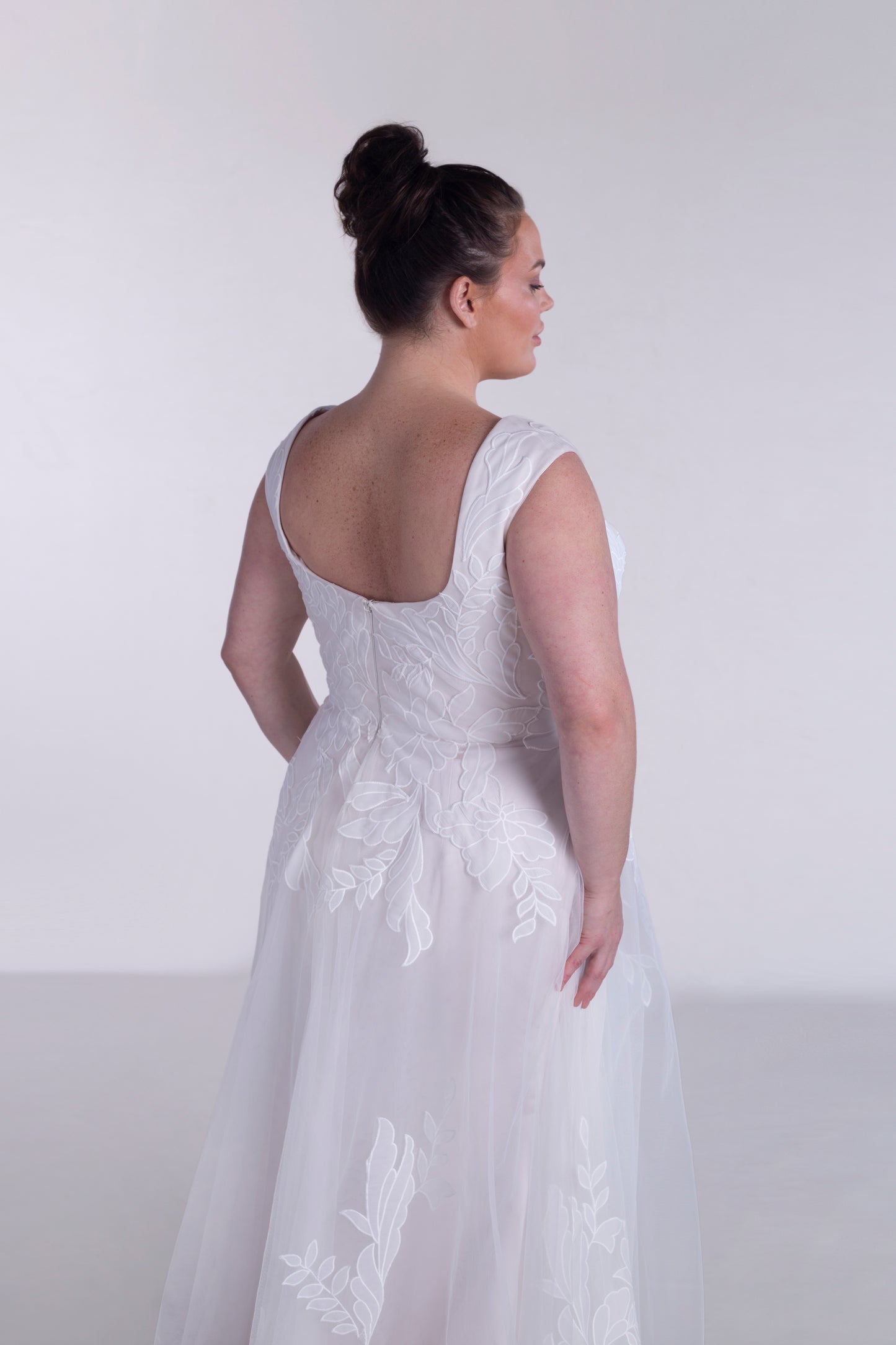 A-line Tulle And Lace Wedding Dress