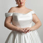 Drape front bodice with pearl detailing sheer back