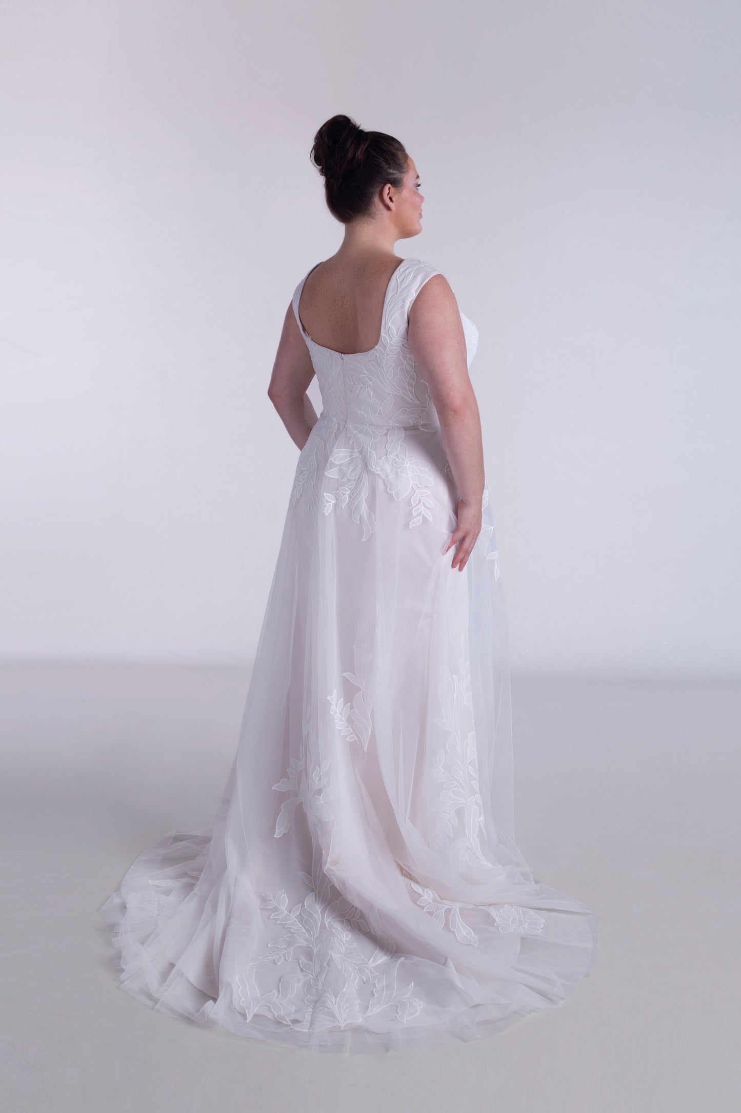 A-line Tulle And Lace Wedding Dress