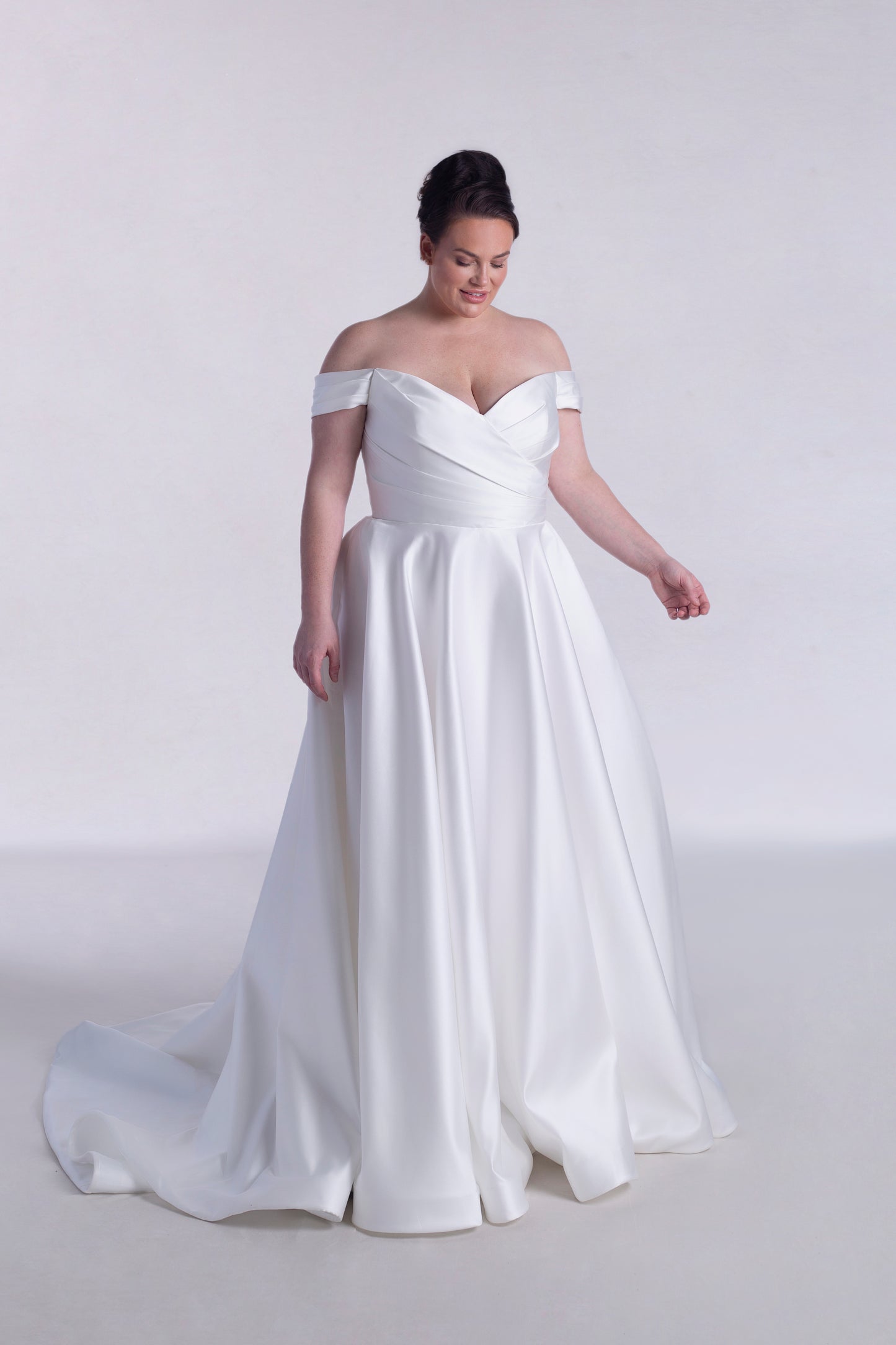 Ballgown Satin Wedding Dress