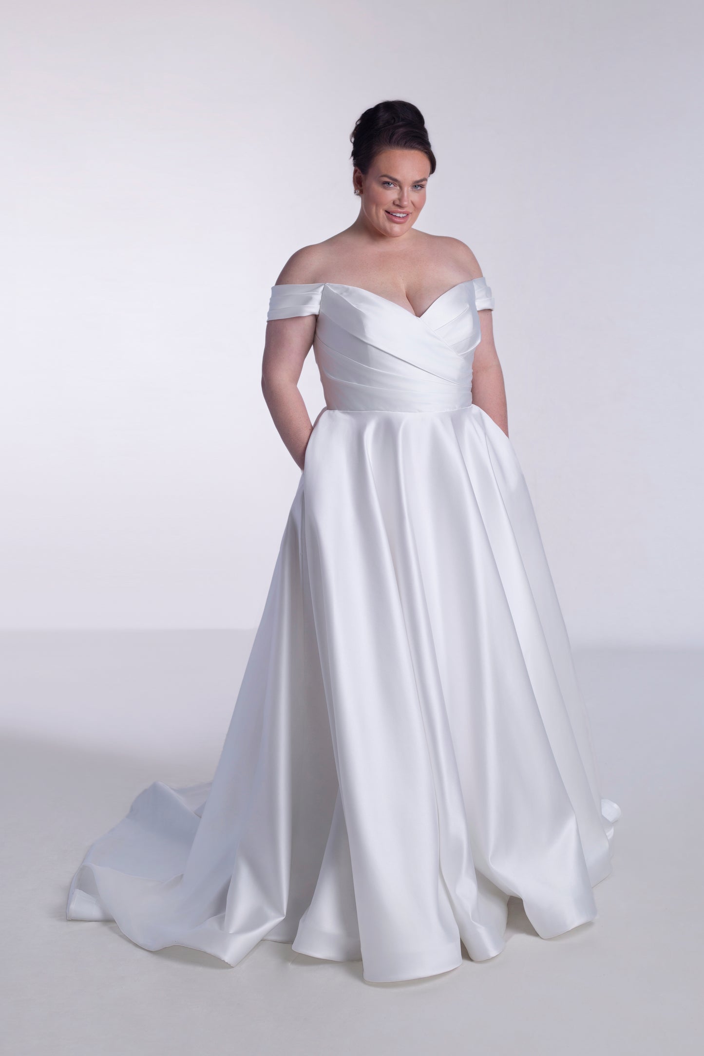 Ballgown Satin Wedding Dress