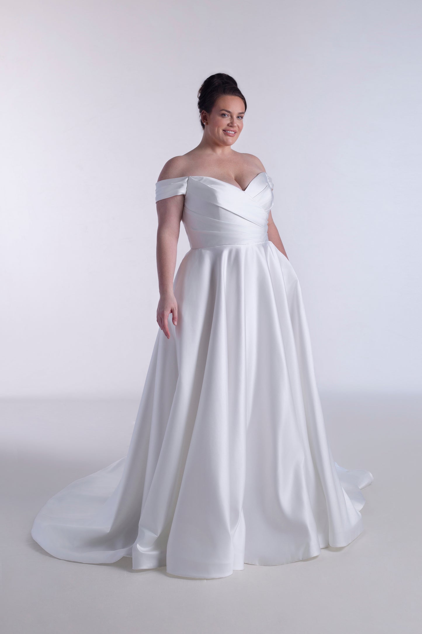 Ballgown Satin Wedding Dress