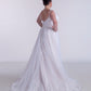 A-line Lace And Tulle Wedding Dress