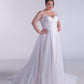 A-line Lace And Tulle Wedding Dress