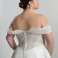 Fully structured bodice paired with ballgown skirt