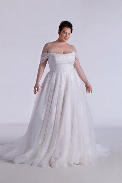 A-line Lace Wedding Dress