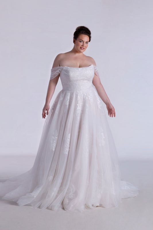 A-line Lace Wedding Dress