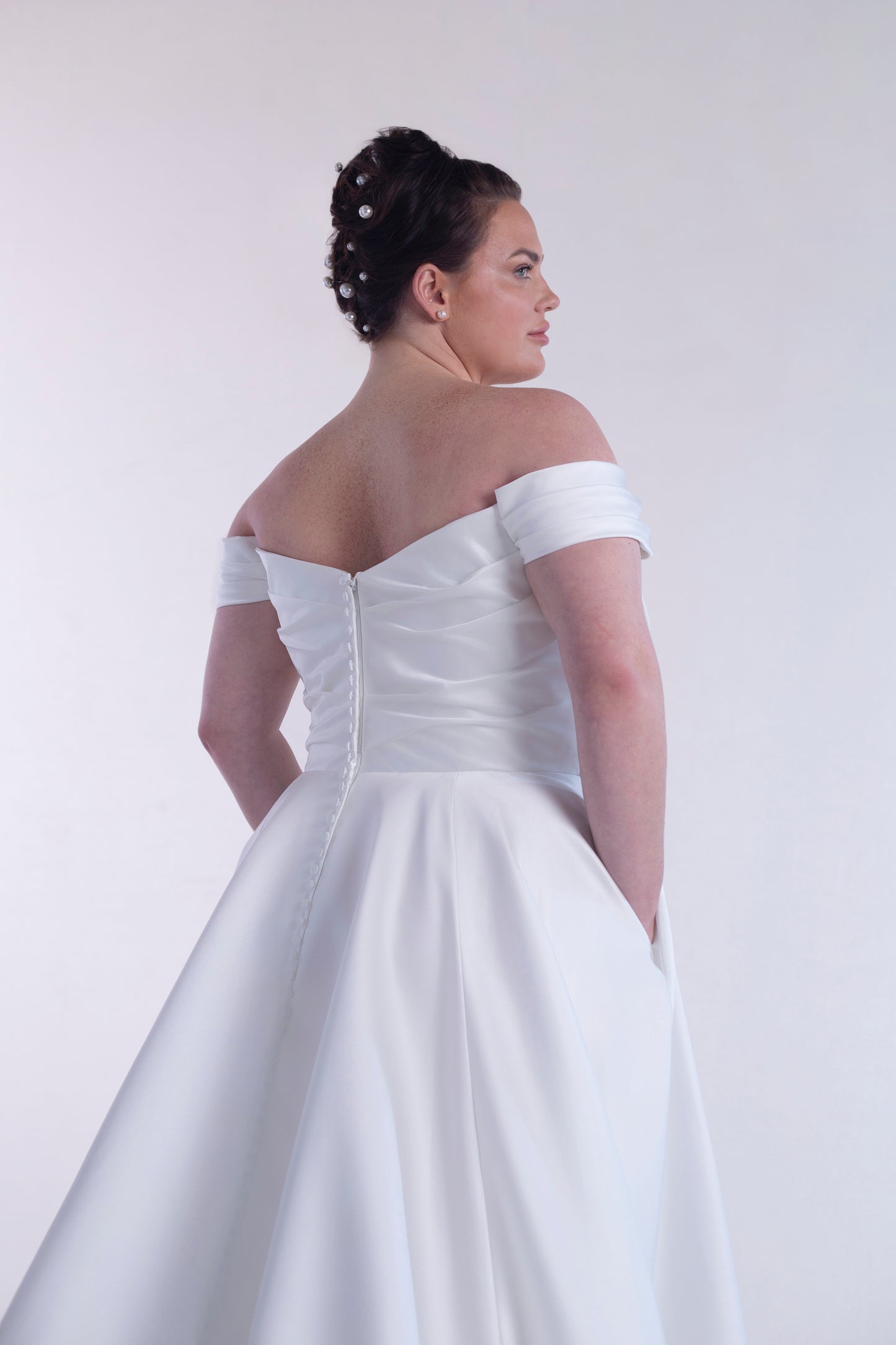 Ballgown Satin Wedding Dress