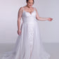 A-line Lace And Tulle Wedding Dress