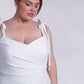 Trumpet Crepe Wedding Dress