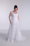 A-line Tulle And Lace Wedding Dress