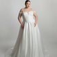 Fully structured bodice paired with ballgown skirt