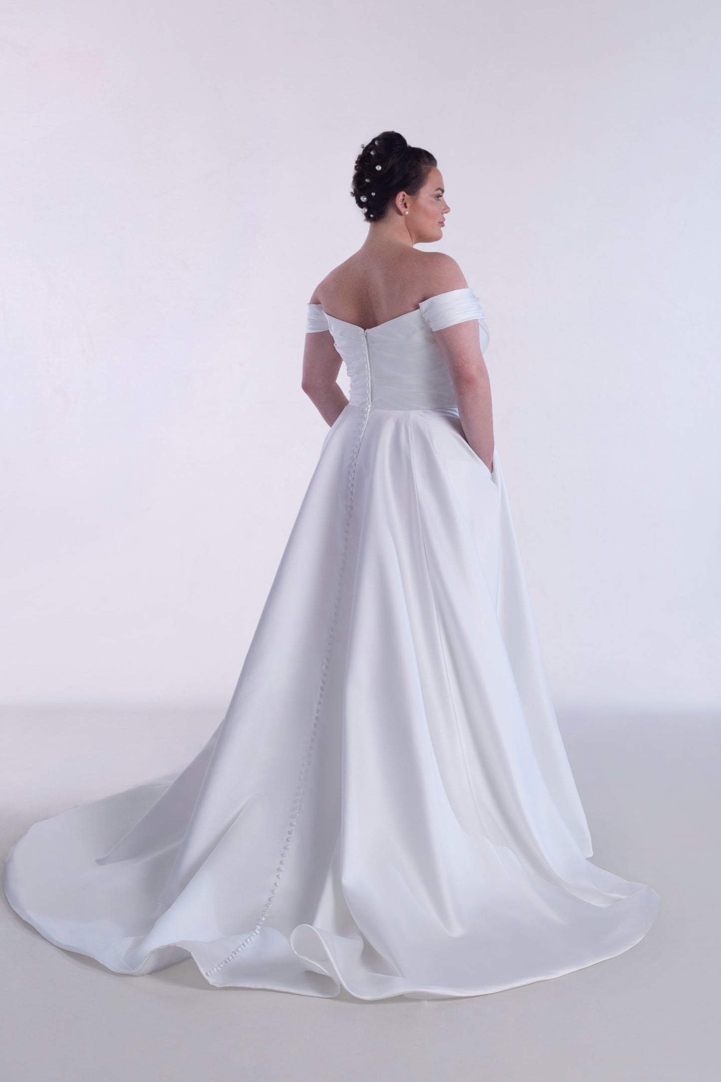 Ballgown Satin Wedding Dress