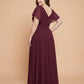 Avenleigh Timeless Chiffon A-Line Plus Size Bridesmaid Dress Ruched Waist - N0331