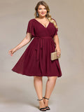 Plus Size Tie-Waist Bridesmaid Dress