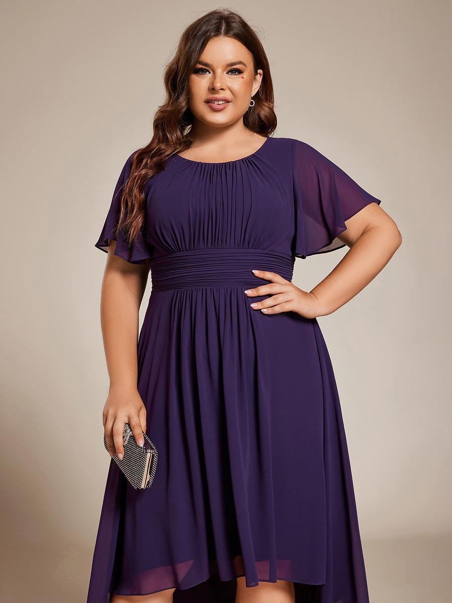 Plus Size Flowy Chiffon Bridesmaid Dress