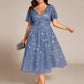 Plus Size Sparkly Midi Cocktail Dress