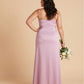 Silvarelle Minimalist Plus Size Sheath Bridesmaid Dress with Soft Chiffon for Wedding -N0365