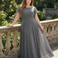 Avenleigh Plus Size Classic A-Line Chiffon Formal Bridesmaid Dress for Wedding Look - N0343