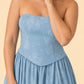 Plus Size Floral Burnout Bridesmaid Dress with Removable Straps and Lace Up Back