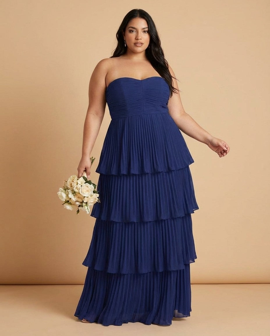 Chantarae Plus Size Off The Shoulder Mesh Bridesmaid Dress Leg Slit Curvy Friendly Sheath Gown For Wedding Party -N0370