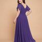 Avenleigh Plus Size Classic A-Line Chiffon Bridesmaid Dress with Clean Silhouette - N0341