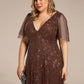 Plus Size Floor Length Formal Evening Gowns for Weddings