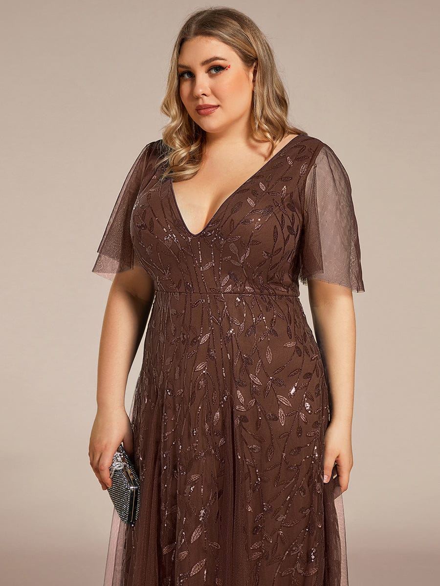 Plus Size Floor Length Formal Evening Gowns for Weddings