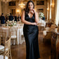 Silvarelle Luxe Sheath Plus Size Bridesmaid Dress with Stretch Satin Fabric for Weddings - N0362