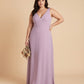 Silvarelle Plus Size Timeless Lace Sheath Floor Length Chiffon Bridesmaid Dress -N0366
