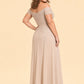 Plus Size Off Shoulder Lace Embroidered A-Line Mother of the Evening Gown Elegant Formal Wear