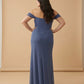 Elanthia Sexy Plus Size Sheath Bridesmaid Dress with Convertible Design for Wedding-N0345