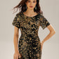 Sequin Mermaid Round Neck Dress