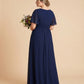 Petaline Elegant Plus Size Bridesmaid Dress with Pleated A-Line Silhouette N0323