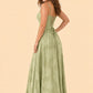 Plus Size Floral Burnout Bridesmaid Dress with Removable Straps and Lace Up Back