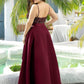 High Low Sleeveless Plus Size Dresses With Sequin for Evening