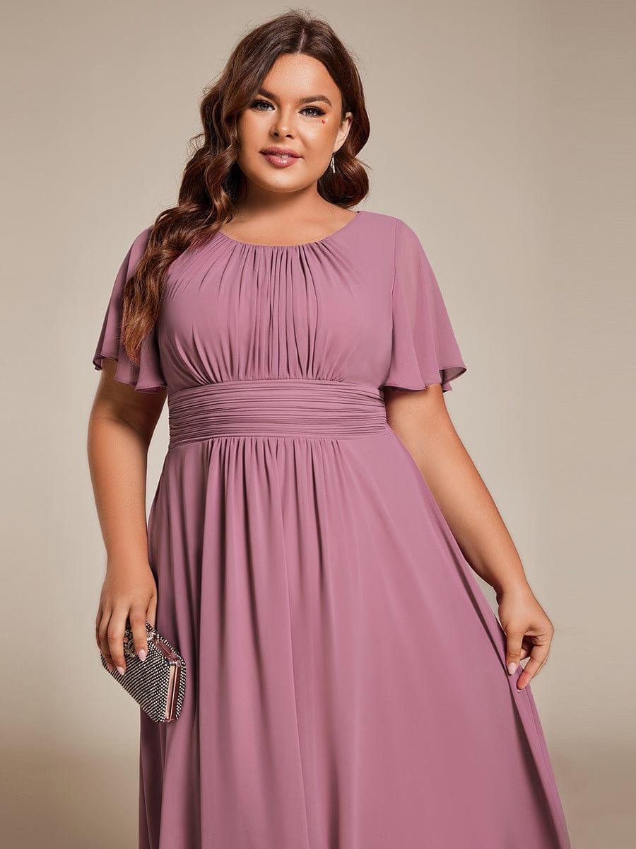 Plus Size Flowy Chiffon Bridesmaid Dress