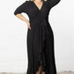 Veronica Ruffled Evening Gown