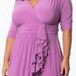 Veronica Ruffled Evening Gown