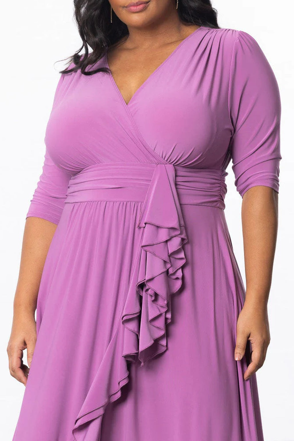 Veronica Ruffled Evening Gown