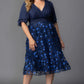 Pretty Petals Mesh Cocktail Dress