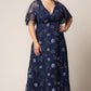 Embroidered Elegance Evening Gown