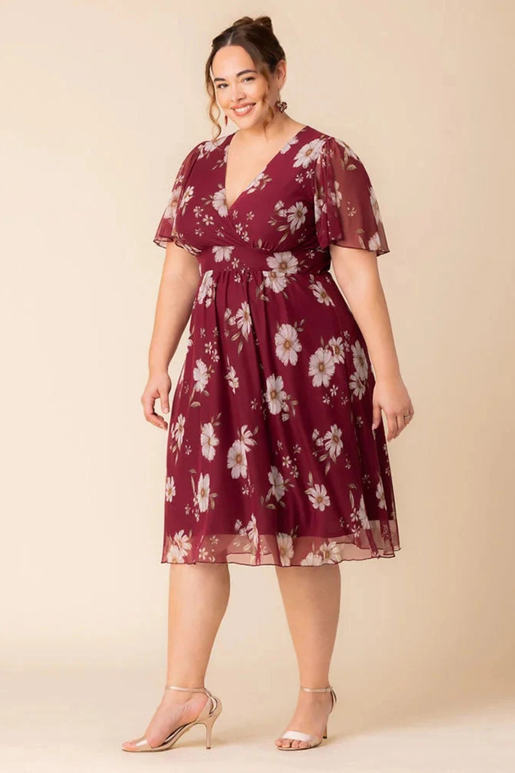 Margot Mesh Midi Cocktail Dress