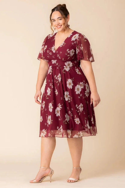 Margot Mesh Midi Cocktail Dress