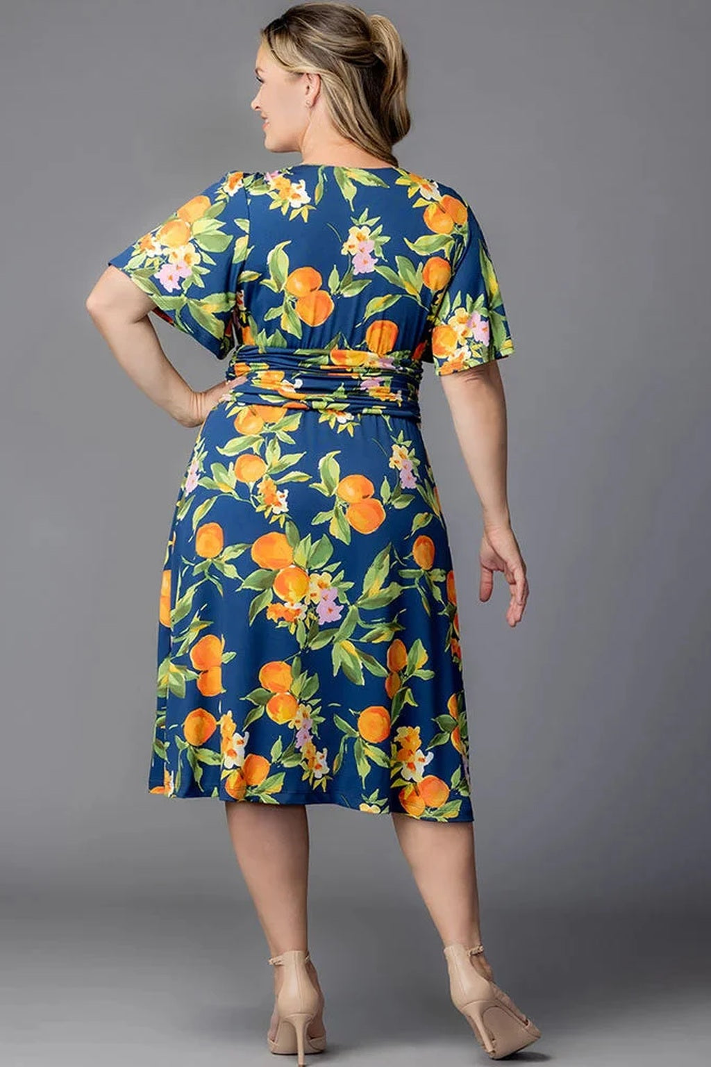 Jemma Ruched Tie Dress