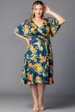 Jemma Ruched Tie Dress