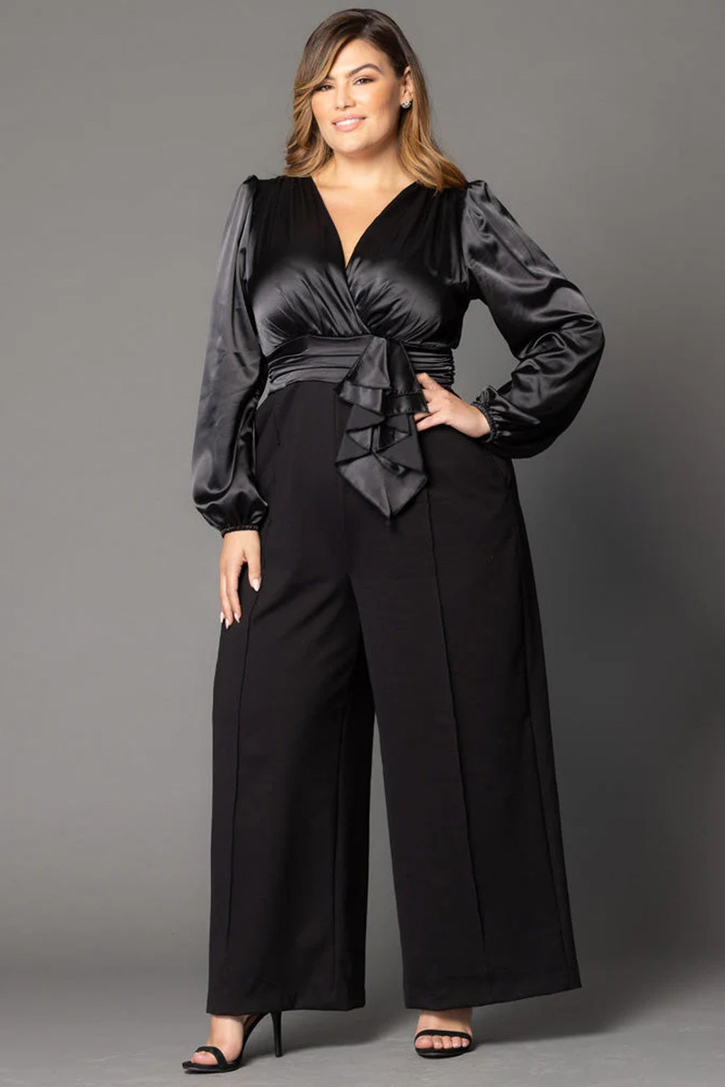 Refined Satin Jumpsuit