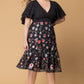 Lillian Embroidered Cocktail Dress