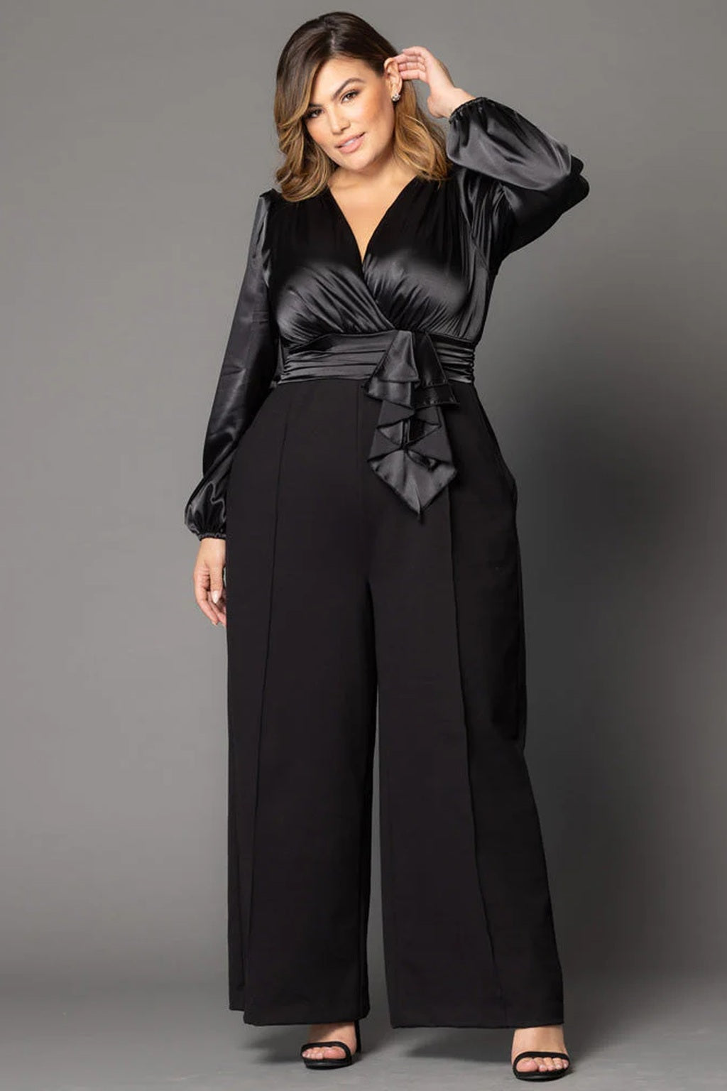 Refined Satin Jumpsuit