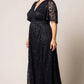 Luminous Sequin Lace Long Gown